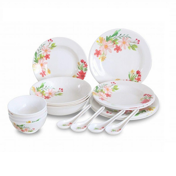 Bowls + Melamine Plate 20 pieces