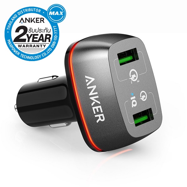 Anker Power Drive 2 with Quick Charge 3.0 Car Charger