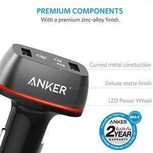 Anker Power Drive 2 with Quick Charge 3.0 Car Charger