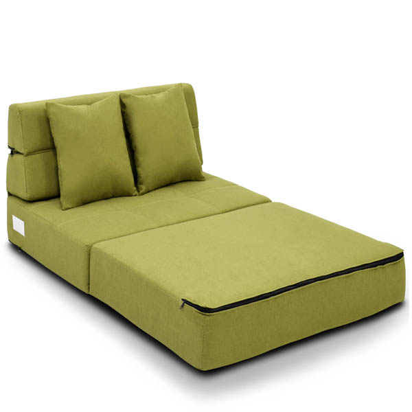 Getzhop bed, sofa bed, 2-seat sofa (Green)